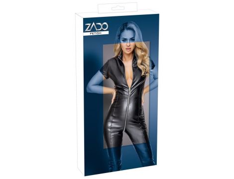 Leather Jumpsuit S - 7