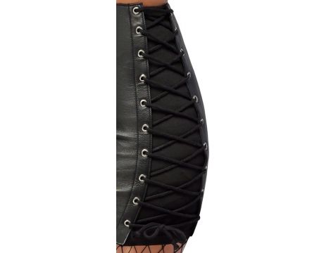 Leather Skirt XL - 5