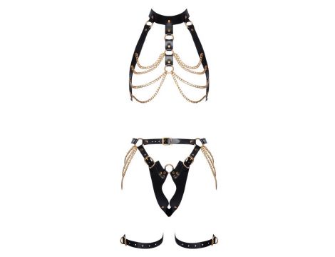 Leather Harness Set L/XL - 8