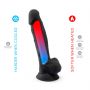 Dildo realistyczne silikonowe Silexd Model 1 24 cm - 6