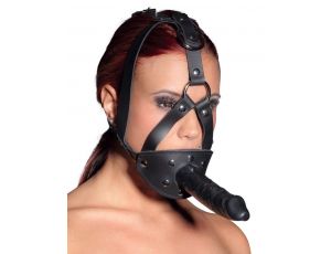 LeatherHead harness with Dildo