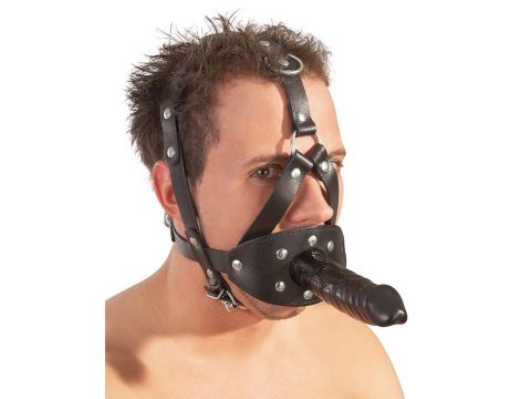 LeatherHead harness with Dildo - 4