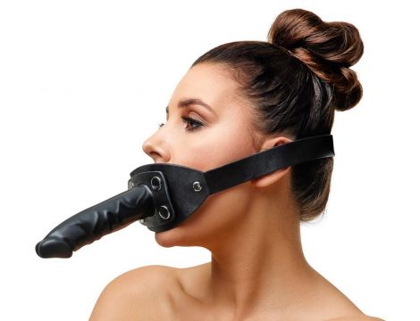 Leather Gag Penis - 2