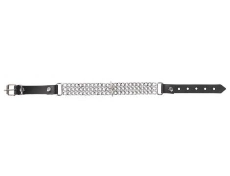 Leder Halsfessel Kette - 8