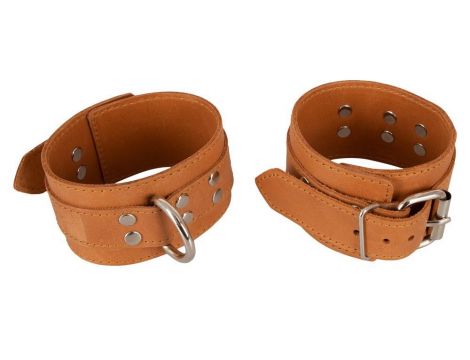 Leather Cuffs natural - 2