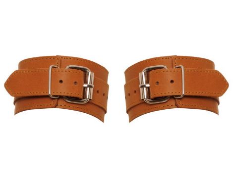 Leather Cuffs natural - 5