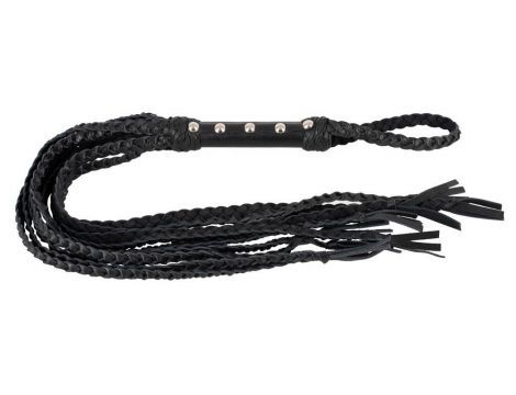 Leather Flogger CatONine - 4
