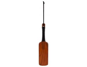 Leather spanking paddle