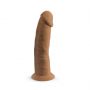 Dildo z cyberskóry Silexd Model 2 karmelowy 19 cm z przyssawką - 6