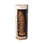 Dildo z cyberskóry Silexd Model 2 karmelowy 19 cm z przyssawką - 7