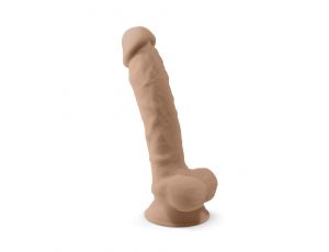 Dildo realistyczne Silexd Model 1 silikonowe cieliste 20 cm