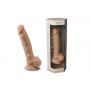 Dildo realistyczne Silexd Model 1 silikonowe cieliste 20 cm - 4