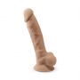 Dildo realistyczne Silexd Model 1 silikonowe cieliste 20 cm - 5