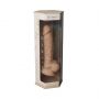 Dildo realistyczne Silexd Model 1 silikonowe cieliste 20 cm - 8