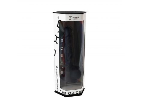 Dildo realistyczne Silexd Model 1 czarny 8 cali - 8