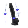 Dildo realistyczne Silexd Model 1 czarny 8 cali - 8