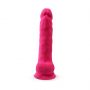 Dildo realistyczne Silexd z przyssawką silikonowe różowe 38 cm - 3