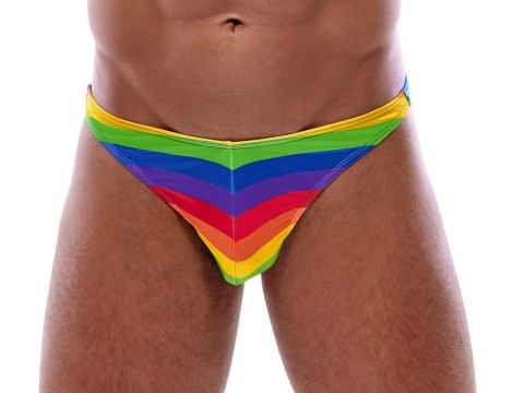 Men's Thong Rainbow XL - 2
