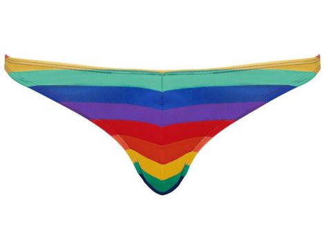 Men's Thong Rainbow XL - 4