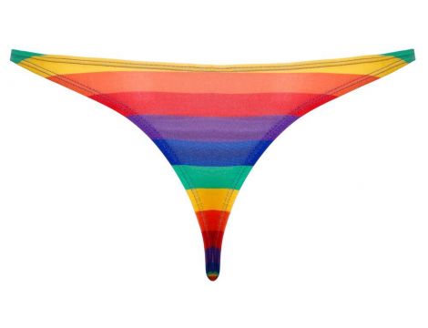 Men's Thong Rainbow XL - 5