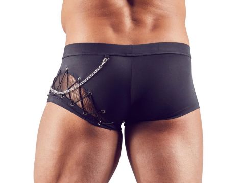 Spodnie męskie z siatką Svenjoyment czarny XL - 3