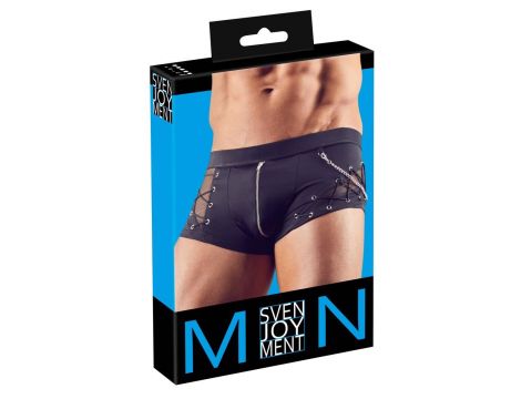 Spodnie męskie z siatką Svenjoyment czarny XL - 5