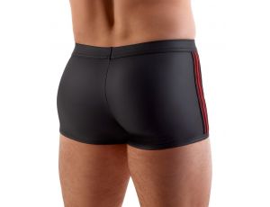 Bokserki z wymiennym pierścieniem Svenjoyment czarne czerwone M