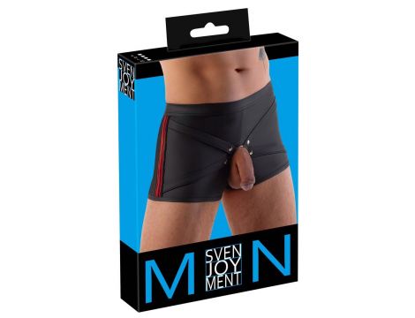 M. Pants black/red L - 6