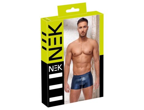 Bokserki męskie NEK niebieskie matowe z zamkiem S - 6