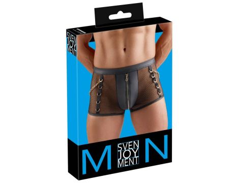 Slipy siatkowe Svenjoyment czarne z zamkiem M - 10