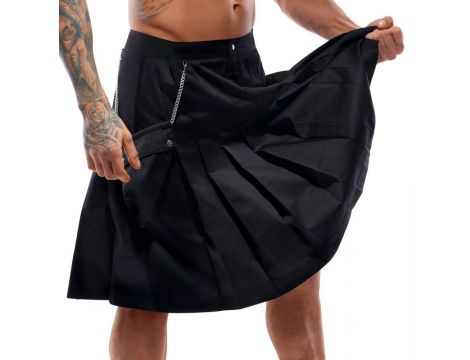 Men's Kilt Black XL - 4