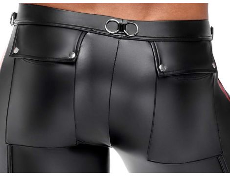 Men's Pants Black/Red XL - 6