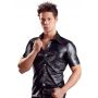 Imitat. Leather Men's Shirt L - 4