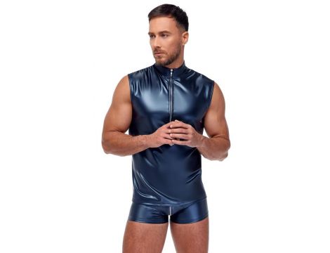 Men's Shirt blue 2XL - 4