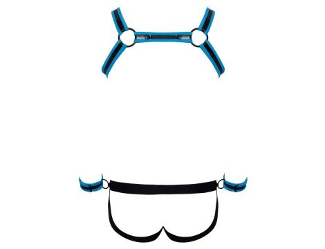 Men's Jock set black/blue L - 6