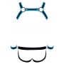 Men's Jock set black/blue XL - 6