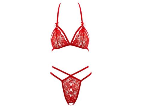 Lace Set red M - 7