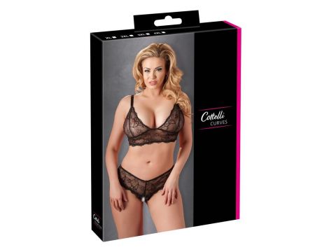 Bra and String black 2XL - 5