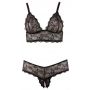 Bra and String black 2XL - 5