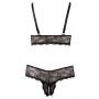 Bra and String black 2XL - 8