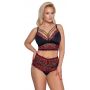 Bra and Briefs black/red 2XL - 5