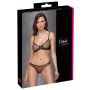 Komplet bielizny Cottelli LINGERIE czarny ze złotym brokatem 75B - 6
