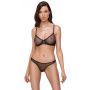 Komplet bielizny Cottelli LINGERIE czarny ze złotym brokatem 80C - 3