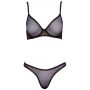 Komplet bielizny Cottelli LINGERIE czarny ze złotym brokatem 80C - 5