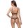 Komplet bielizny Cottelli LINGERIE czarny ze złotym brokatem 80C