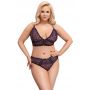Bra Set purple 4XL - 3