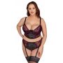 Bra Set black/red 85C/L - 2