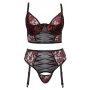 Bra Set black/red 85C/L - 9