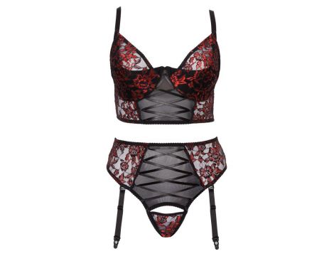 Bra Set black/red 95E/2XL - 6