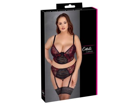 Bra Set black/red 95E/2XL - 8